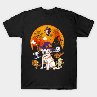 Labrador Witch Funny Dog Halloween T-Shirt